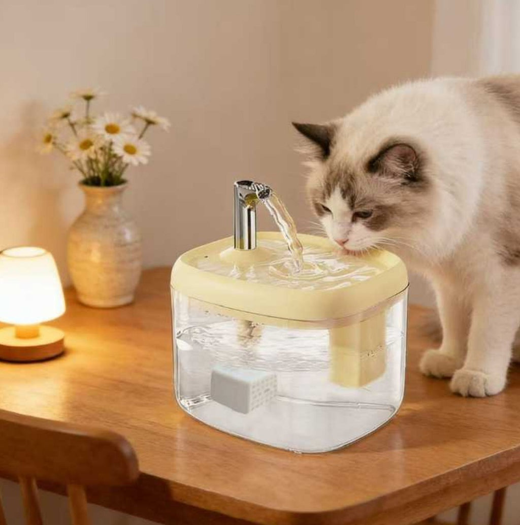نافورة مياه أوتوماتيكية للقطط والحيوانات الأليفة
